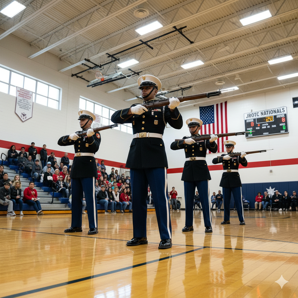 Beyond the Parade Deck: Honoring JROTC Leadership with a Sword Display