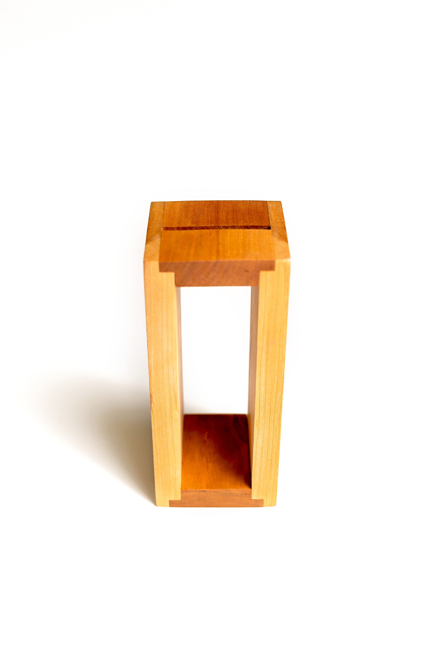 Personalized Ka-Bar Knife Display Block | USMC & Veteran Gift | Solid Cherry Wood