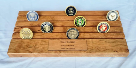 Engraved Coin Display