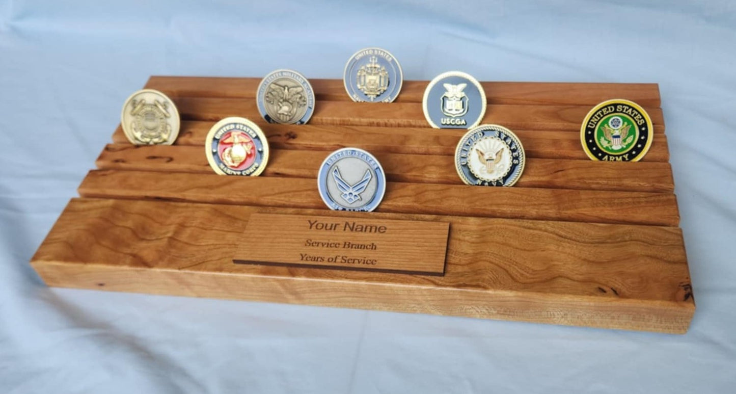 Engraved Coin Display
